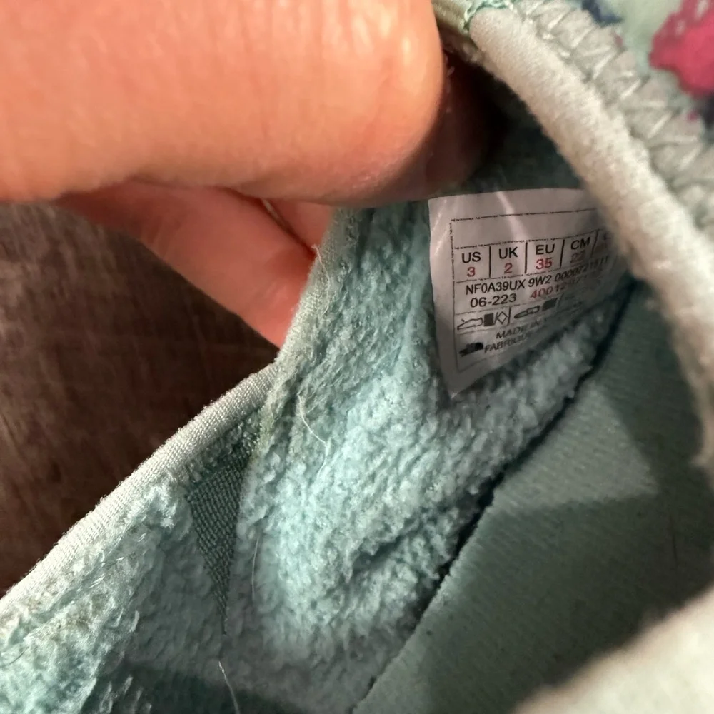 North Face Kids‎ Teal Floral Shoes